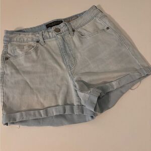 Aeropostale Blue Jean Shorts with Rolled Hem